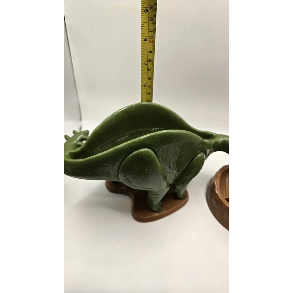 Barbuzzo Dinosaur Chip Dip Serving Bowl Set Green Dino Party Snack Taco Server